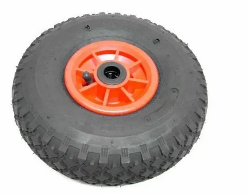 Wiel voor bolderwagen zwart