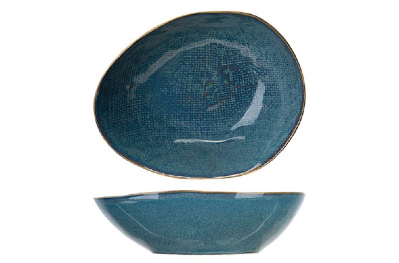Aicha Blue Diep Bord 20x16cm