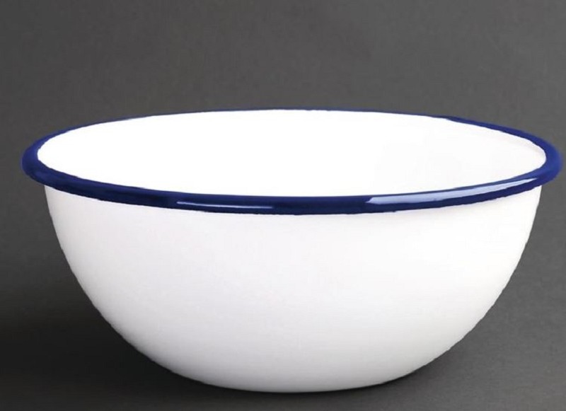 Emaille Schaaltje 15,5cm