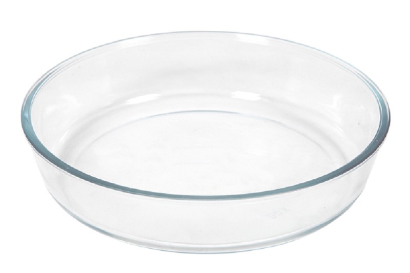 Ovenschaal 26cm Rond Glas 2,1 Ltr