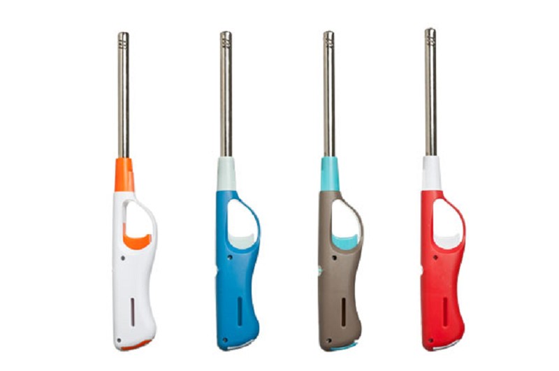 Aansteker gas 5 kleuren assorti