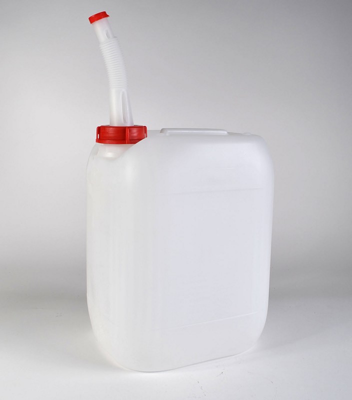 Jerrycan 10ltr Met Schenktuit Kunst.Wit