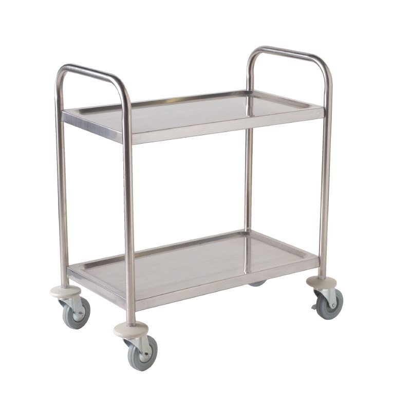 Vogue RVS Serveerwagen 2 Blads 85x45cm