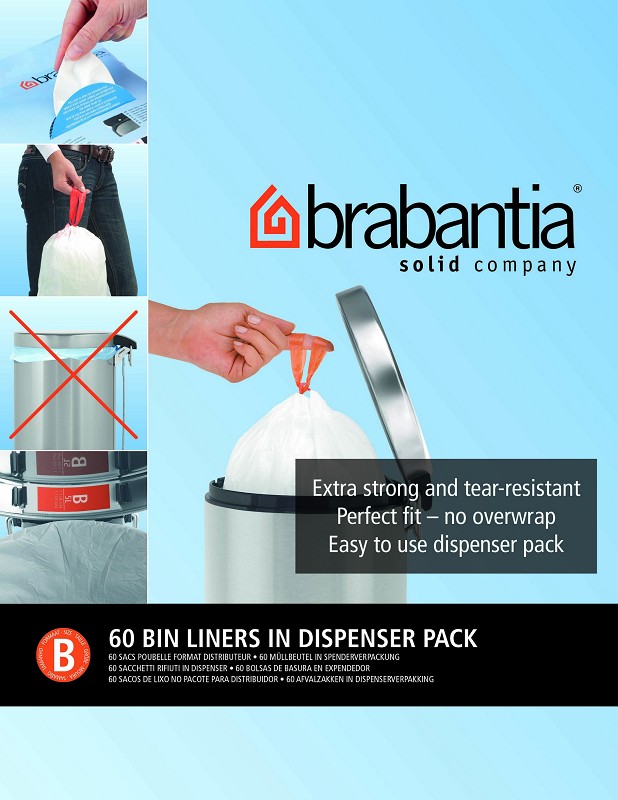 Brabantia Afvalzakken B/ 5L x60