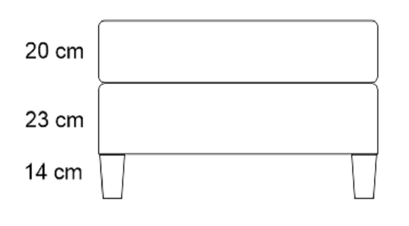 Boxspring bed France 80x200 Figaro 104