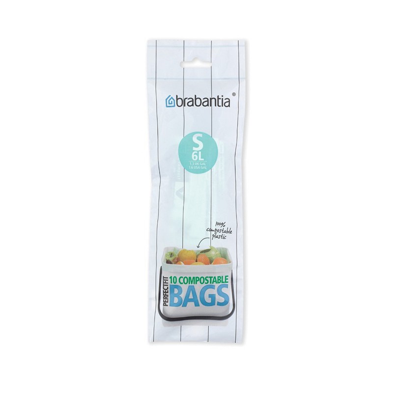 Brabantia Afvalzakken Comp S/ 6L a 10st.