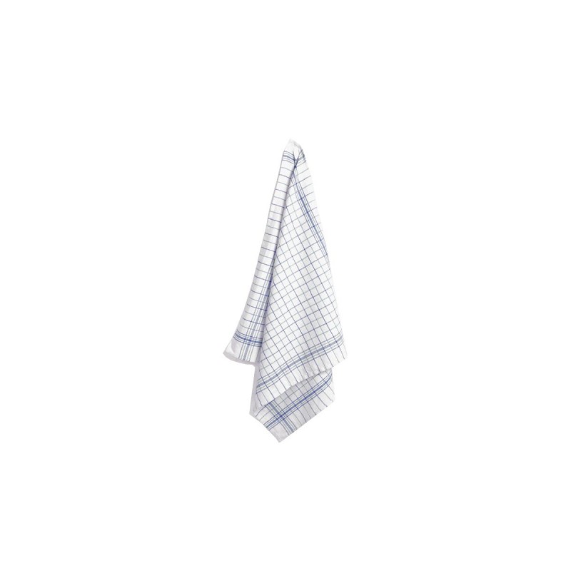 Theedoek 70x70 Blauw/Wit