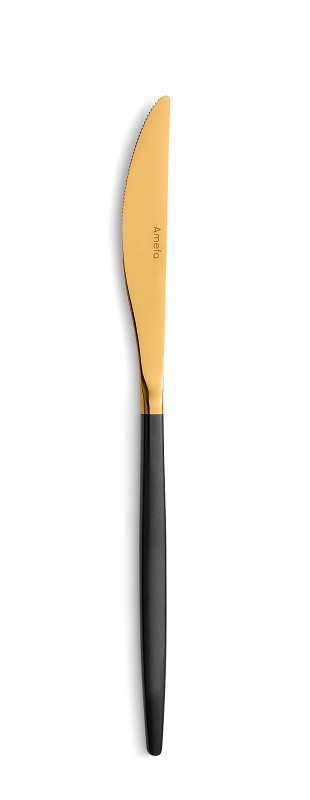 Amefa Soprano Black/Gold Dessertmes