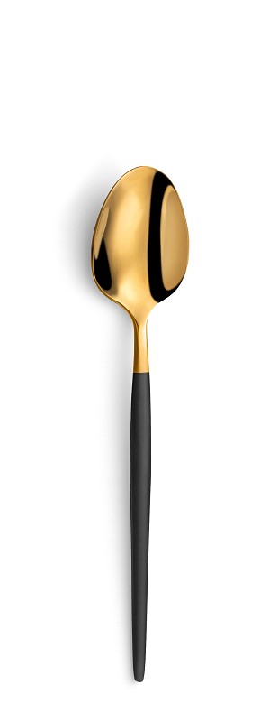 Amefa Soprano Black/Gold Dessertlepel