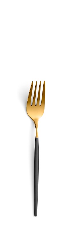 Amefa Soprano Black/Gold Gebaksvork