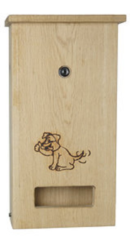 DepoDog Wood, de houten dispenser voor hondenpoepzakjes