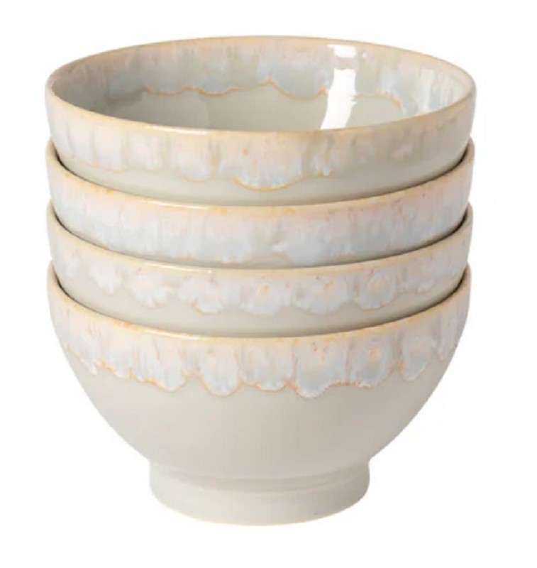 Costa Nova Latte Bowls 15cm a 4st Grey
