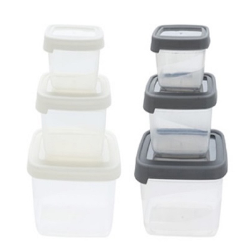 Voorraaddoos set a 3 stuks assorti
